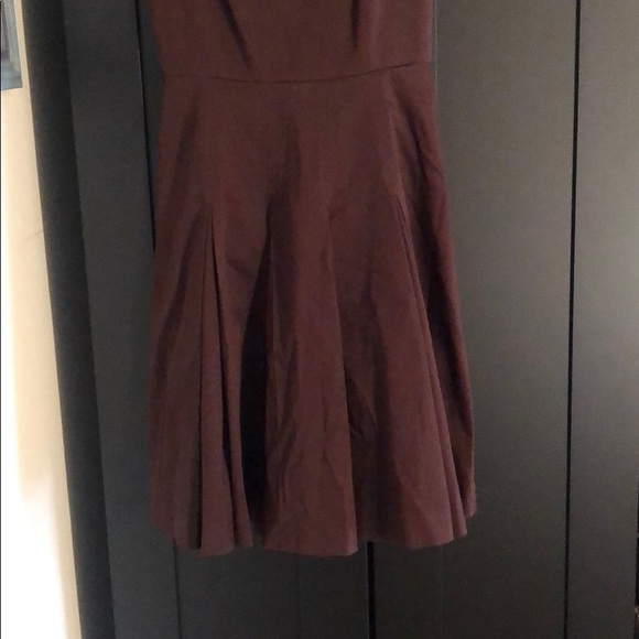 Vintage-style brown Calvin Klein dress full skirt - Picture 3 of 7